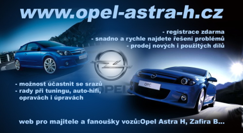 Leták Opel Astra H
